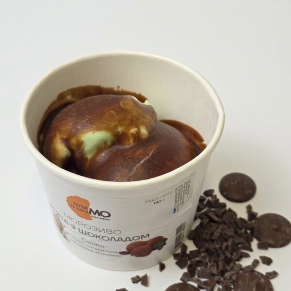 Крафтове морозиво "М`ята з шоколадом"